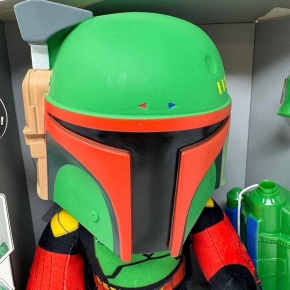 Star Wars The Book of Boba Fett Voice Cloner Boba Fett 12" Feature Plush Toy - Picture 3 of 16